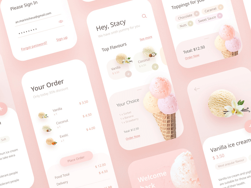 粉红icecream