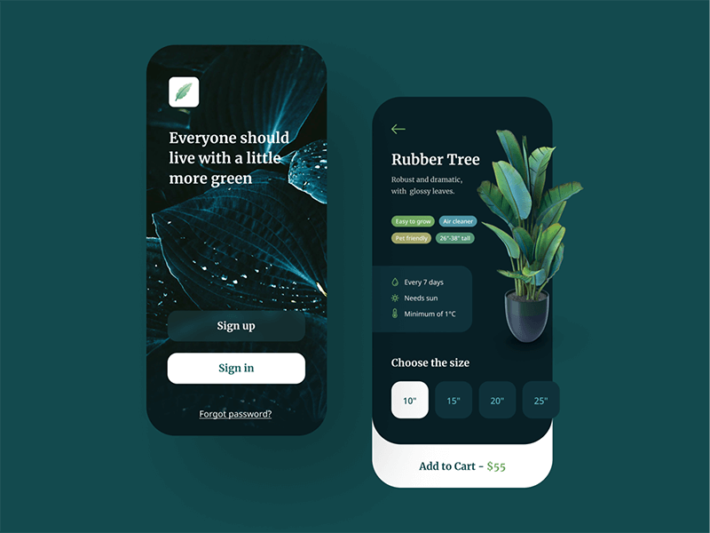 深绿绿植APP