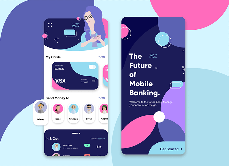 紫色系理财app