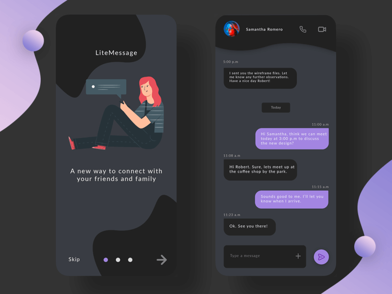 紫灰聊天app