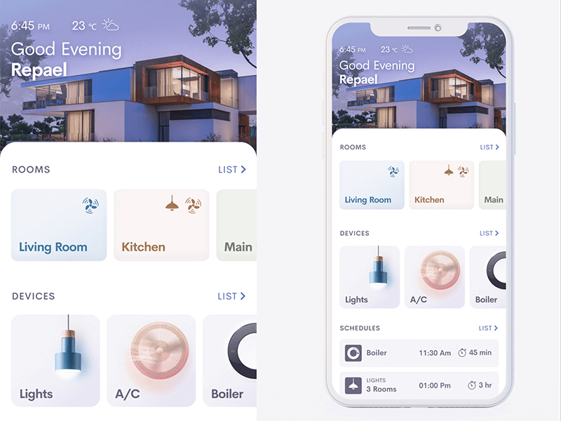 紫色家居app