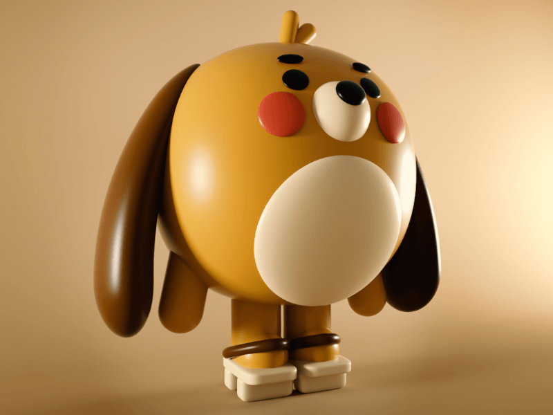 3d小狗