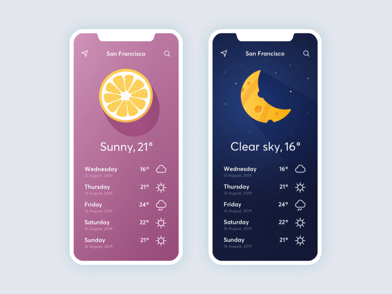 水果天气app