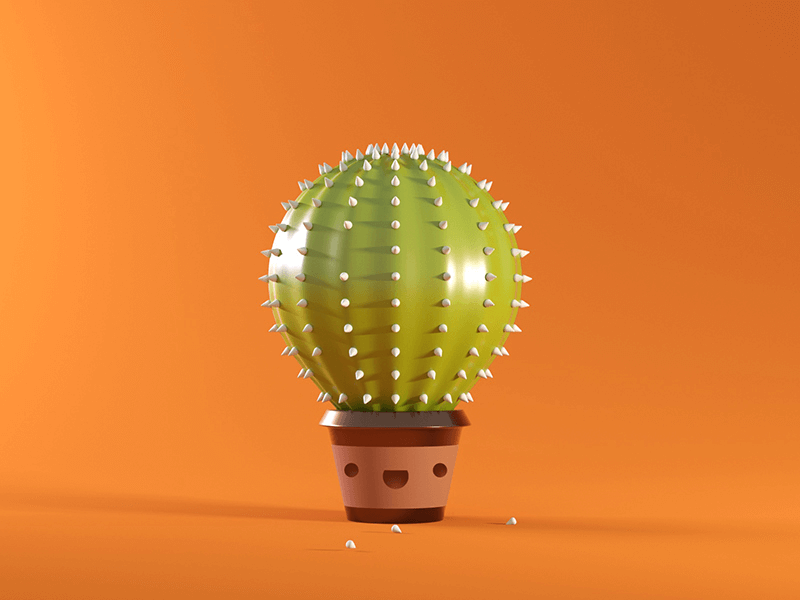 3d仙人球
