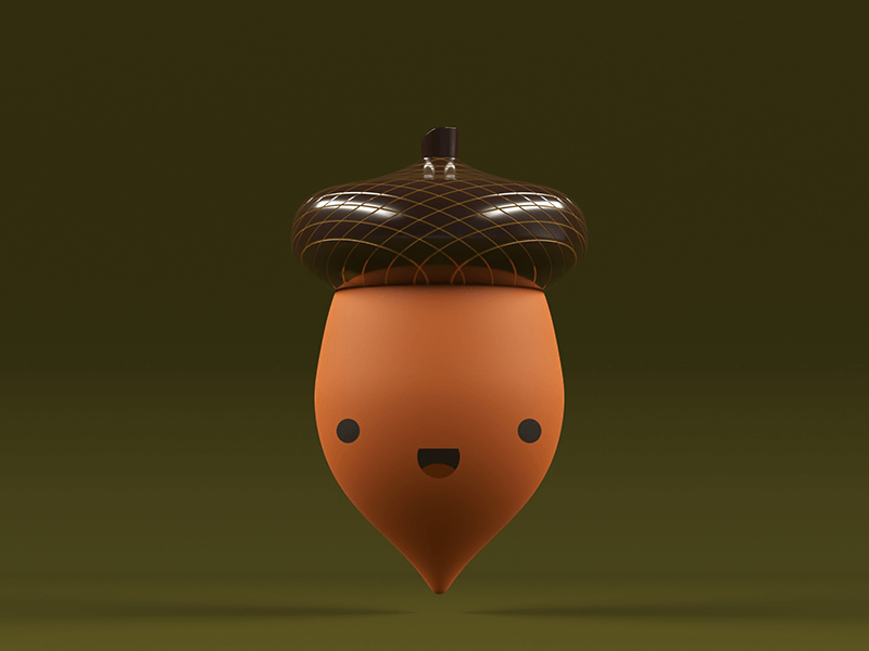 3d橡果