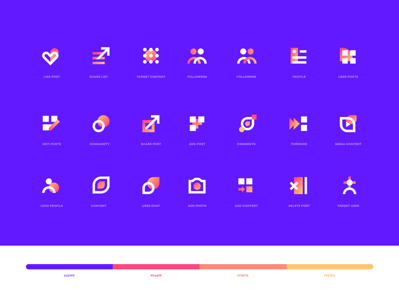 抽象icon