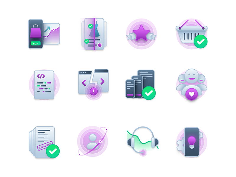 多色科技icon