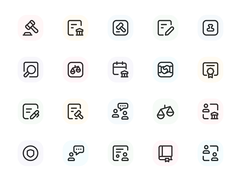 黑色线条icon